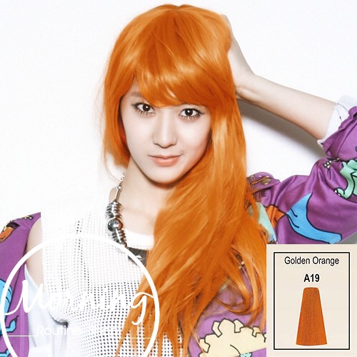 Berina : A19 golden orang : Permanent Hair Color Cream Hair Dye  Professional Use – All Thai Shop