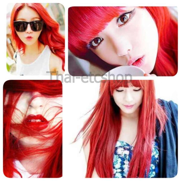 Berina : A23 Bright Red : Permanent Hair Color Cream Hair Dye Professional Use