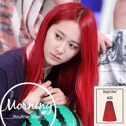 Berina : A23 Bright Red : Permanent Hair Color Cream Hair Dye Professional  Use – All Thai Shop