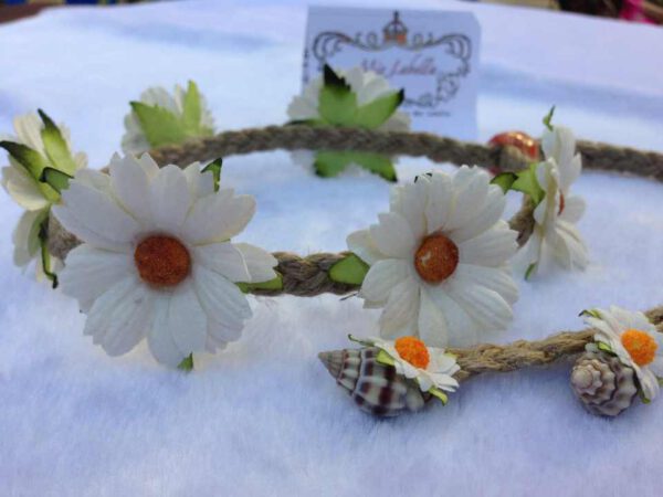 Flower Floral Garland Headband Headdress BOHO HIPPY