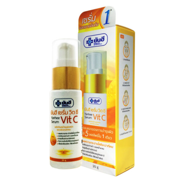 Cosmetic : Serum Vit C 20 gm. by Yanhee : brightening skin Reduce dark spots