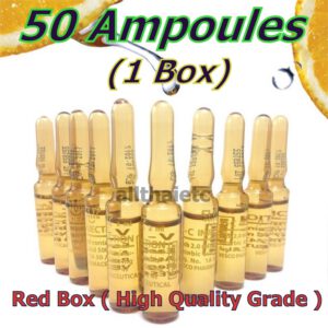 High Quality !!! 1 Box X 50 Pcs. X 2 ml. PURE VITAMINS Serum AHA