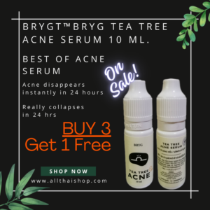 Cosmetic : Organic TEA TREE ACNE SERUM 10 ml. / bottle by BRYG (Really collapses in 24 hrs)