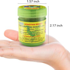 Traditional Thai Herbal Inhaler by Hong Thai Brand (Formula#2)/ Best Value Set Wholesale price ( 50 Bottles )