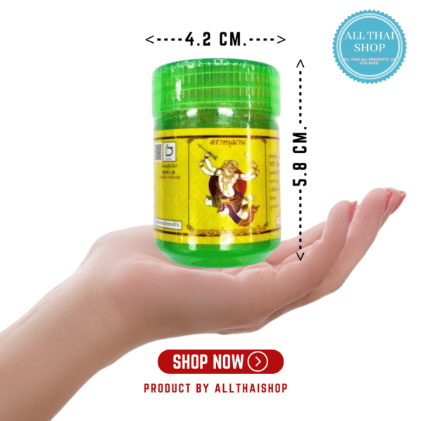 Traditional Thai Herbal Inhaler, Super Value Set!!! Big Size X 6 Jars by Hanuman Brand - Image 4